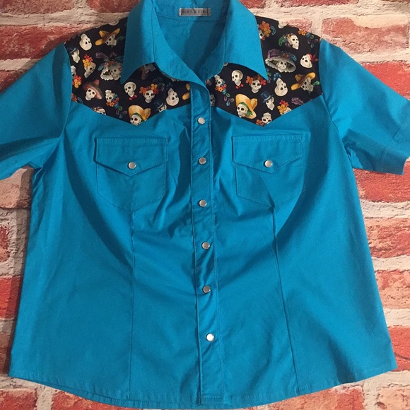 Roet & Etro Dia De Los Muertos Shirt - Picture 1 of 5